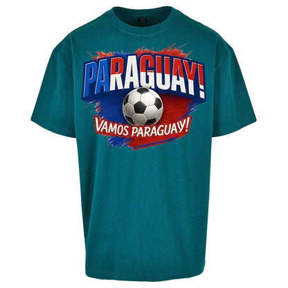 Paraguay Retro World Cup Oversized T Shirt 
