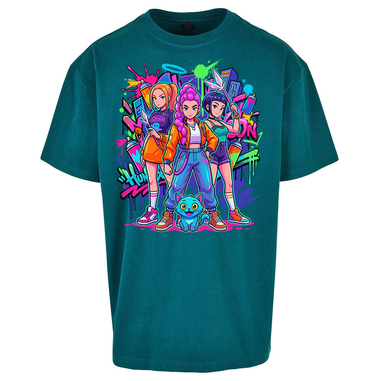 Demon Hunters Oversized T Shirt 