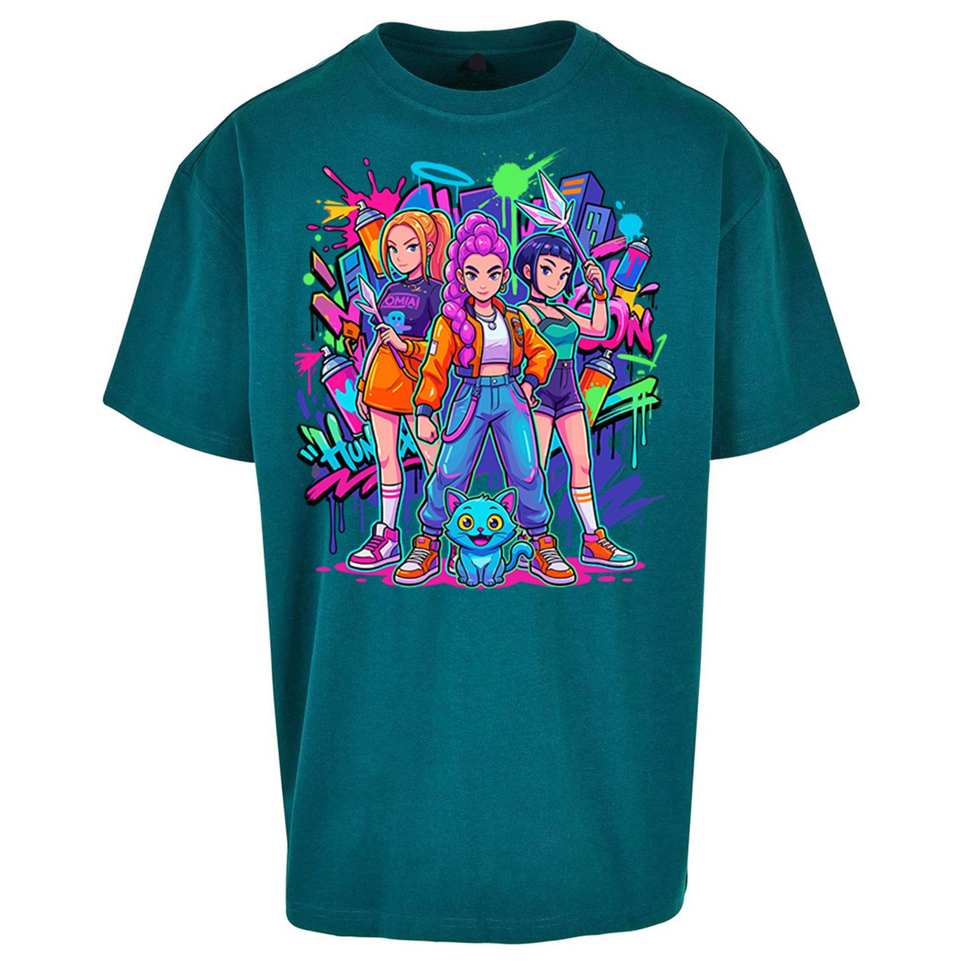 Demon Hunters Oversized T Shirt 