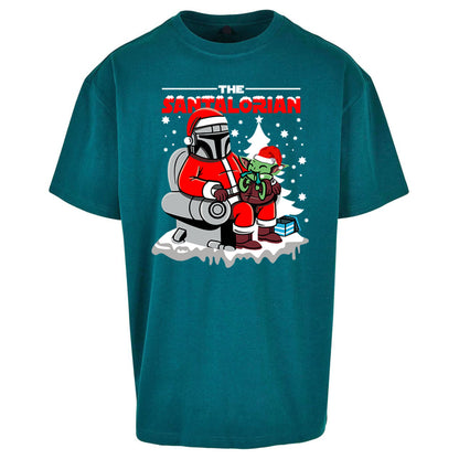 Mandalorian Christmas Oversized T Shirt