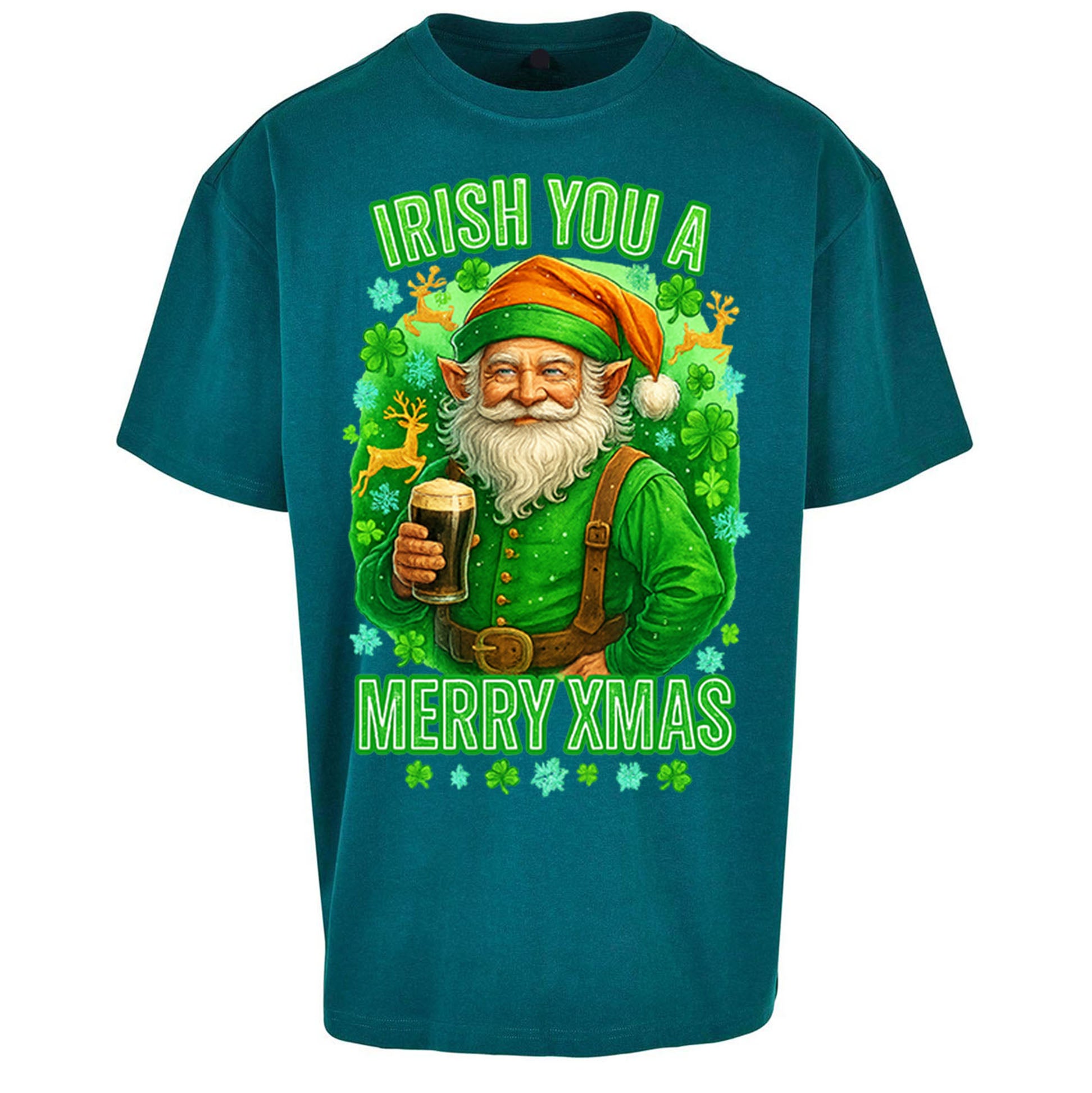 Irish Christmas Oversized T Shirt