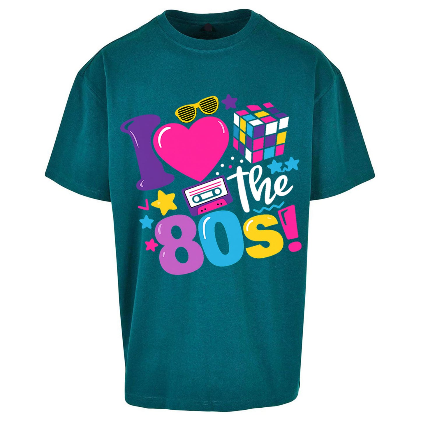 I Love The 80's Oversized T Shirt