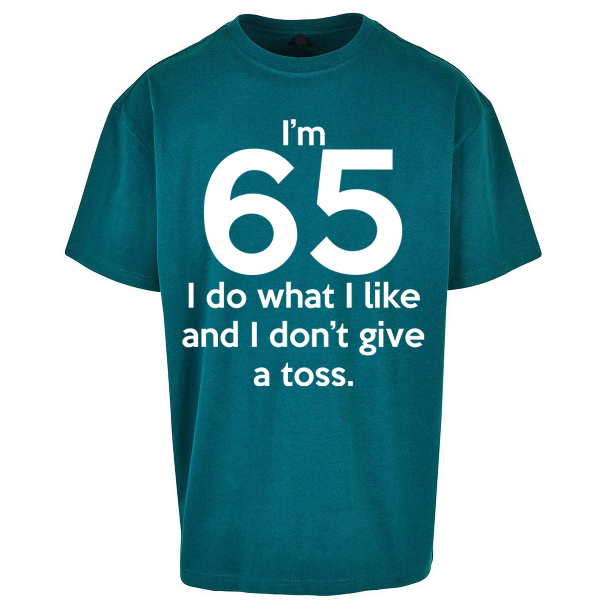 65th Birthday Oversized T Shirt 