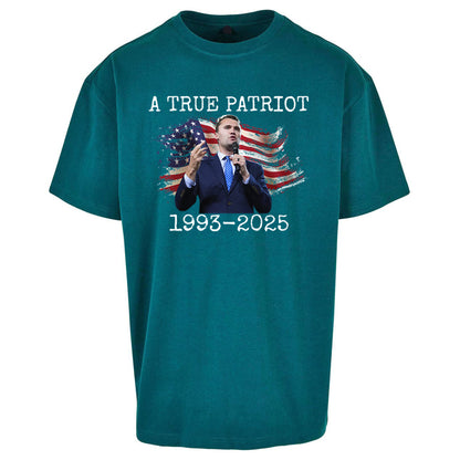 Charlie Kirk Tribute Oversized T Shirt