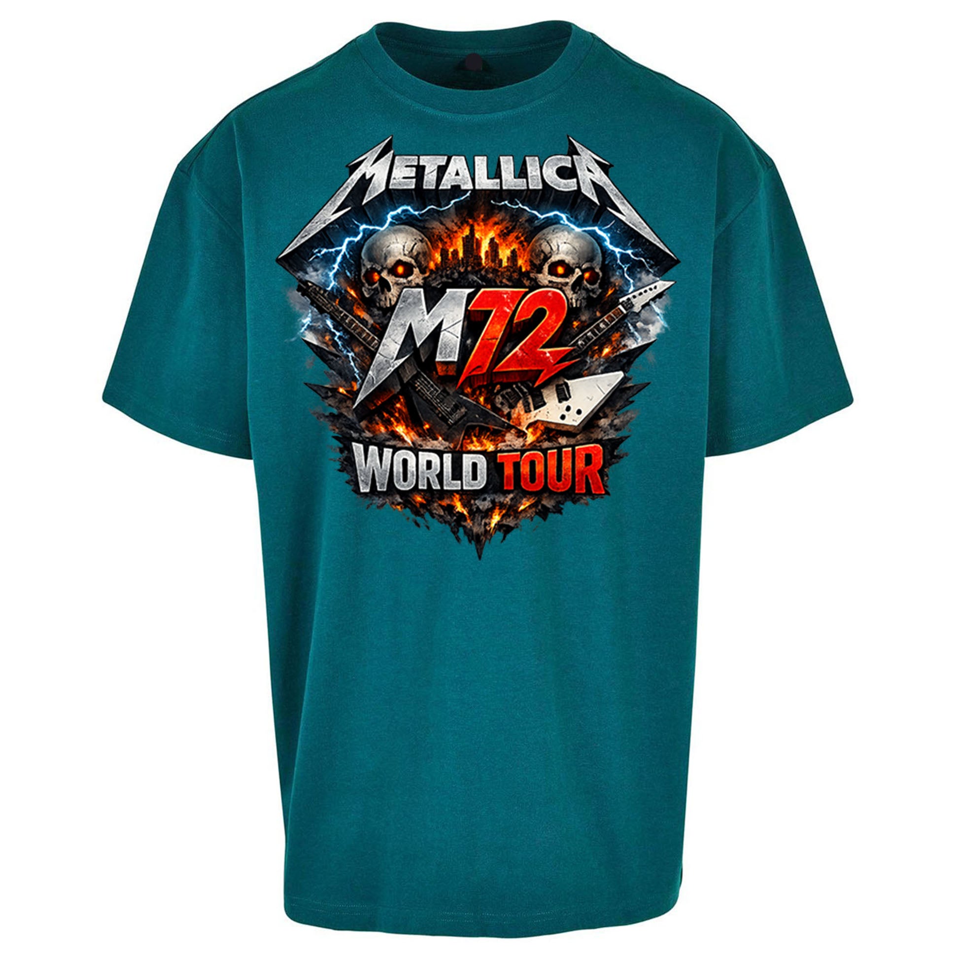 Metallica M72 World Tour Oversized T Shirt