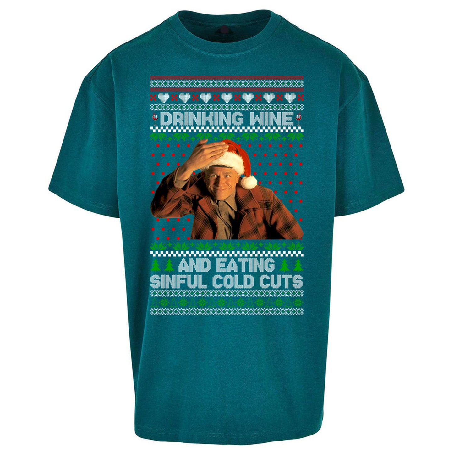 Ed Gein Wine Christmas Oversized T Shirt