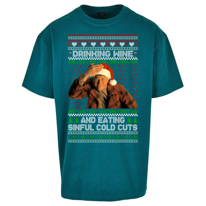 Ed Gein Wine Christmas Oversized T Shirt