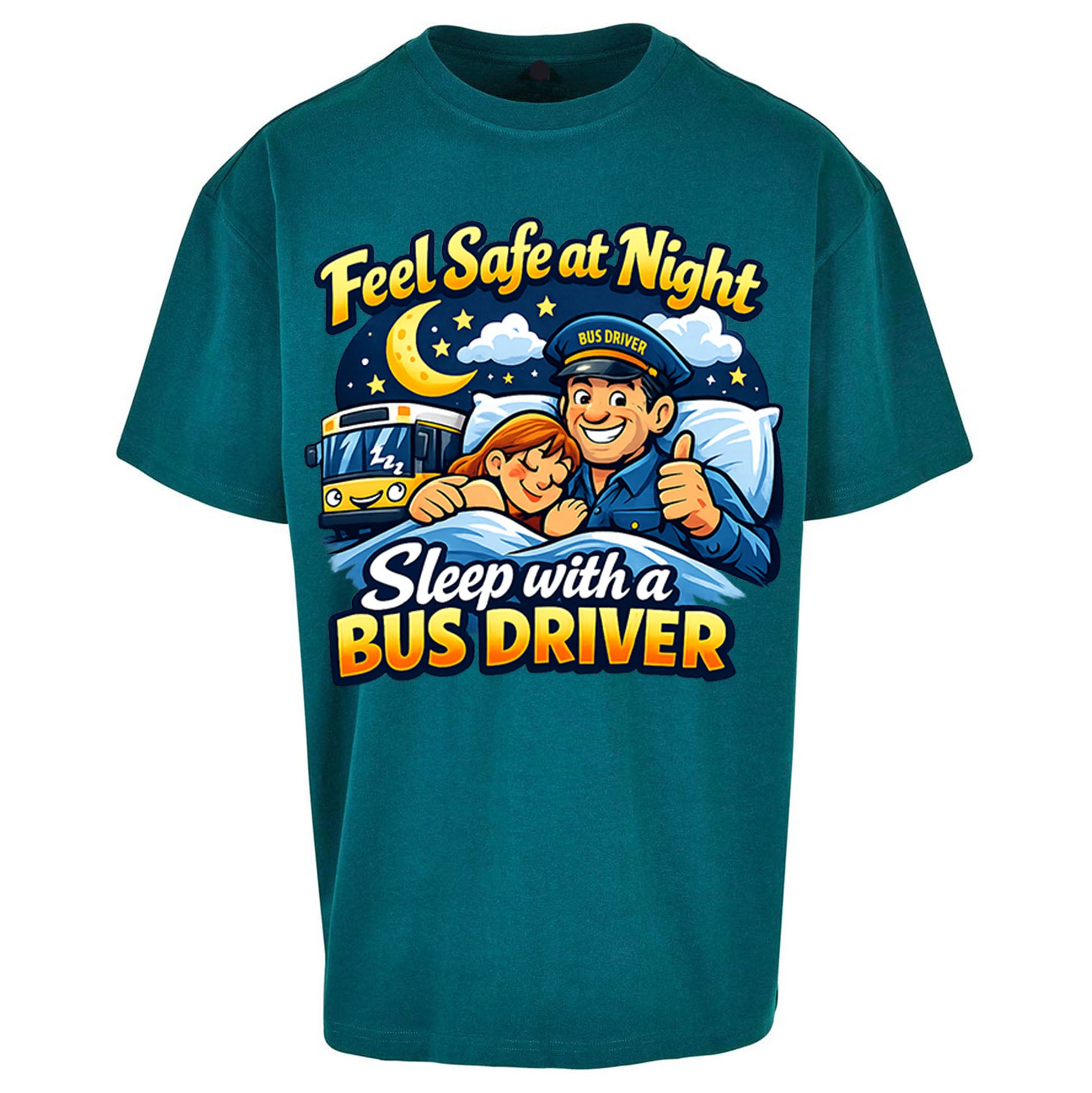 Bus Driver Job Title Oversized T Shirt