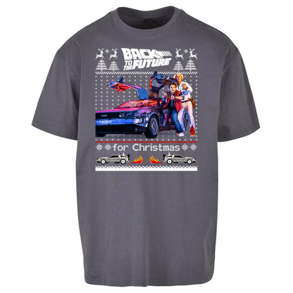Back To The Future Christmas Oversized T Shirt