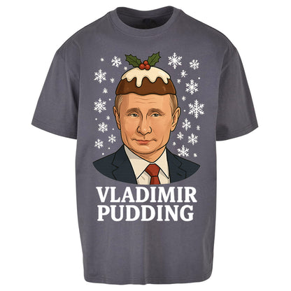 Vladimir Pudding Putin Christmas - Oversized T Shirt