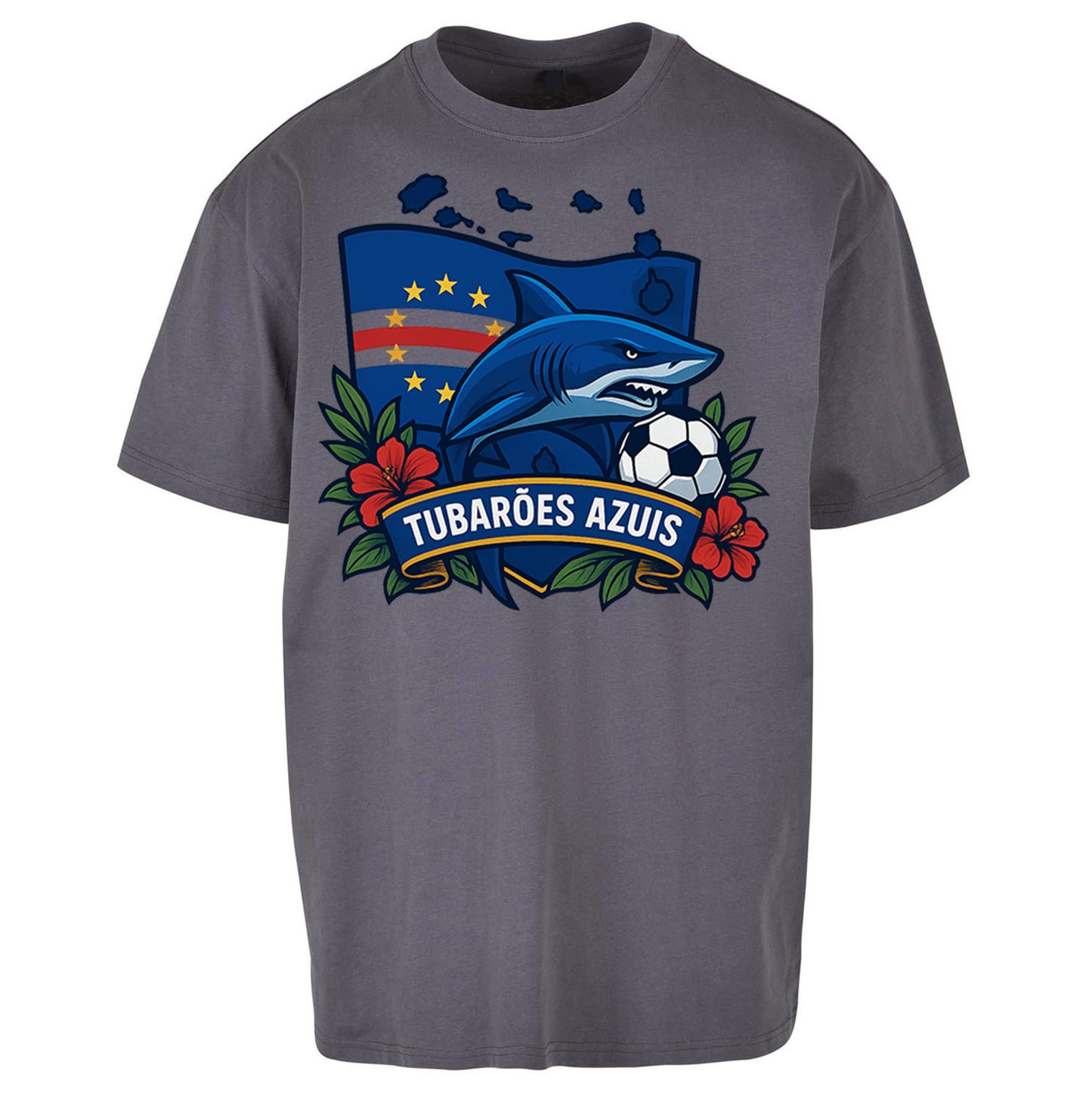 Cape Verde Football Oversized T Shirt