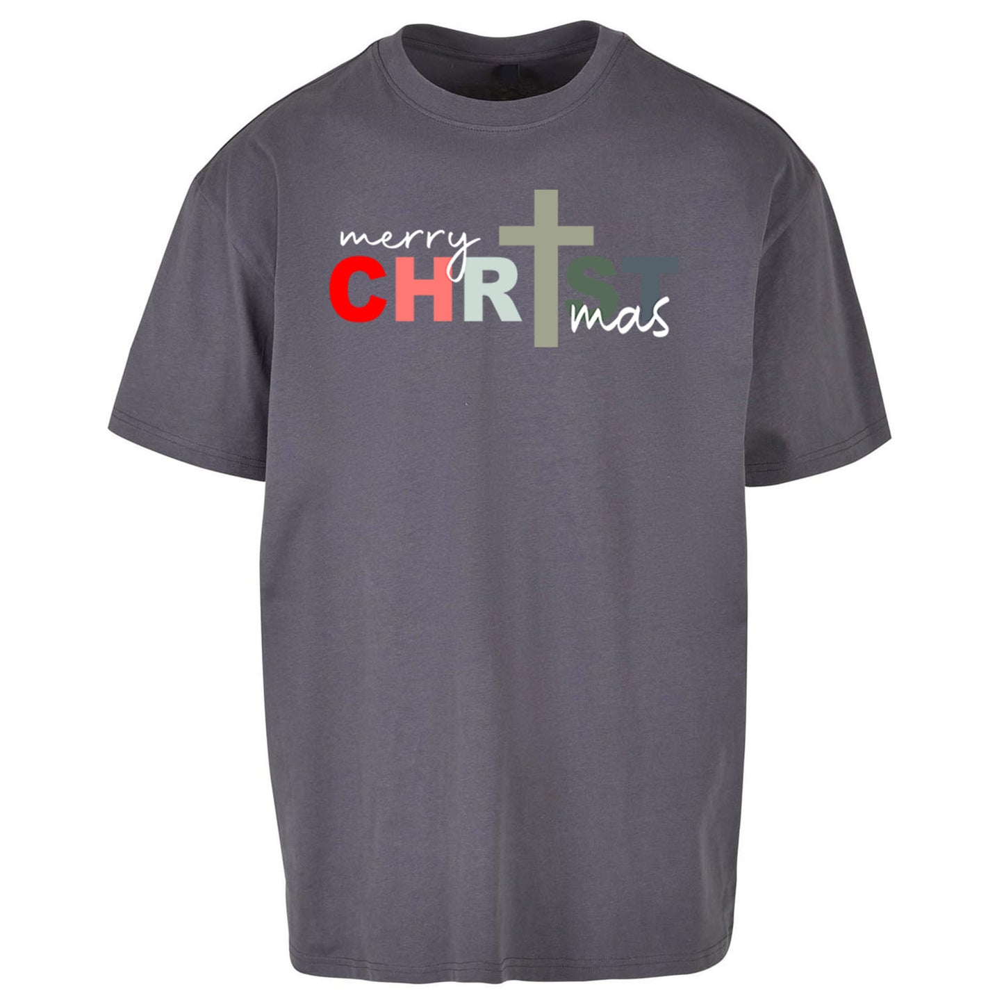 Christ Christmas Oversized T Shirt