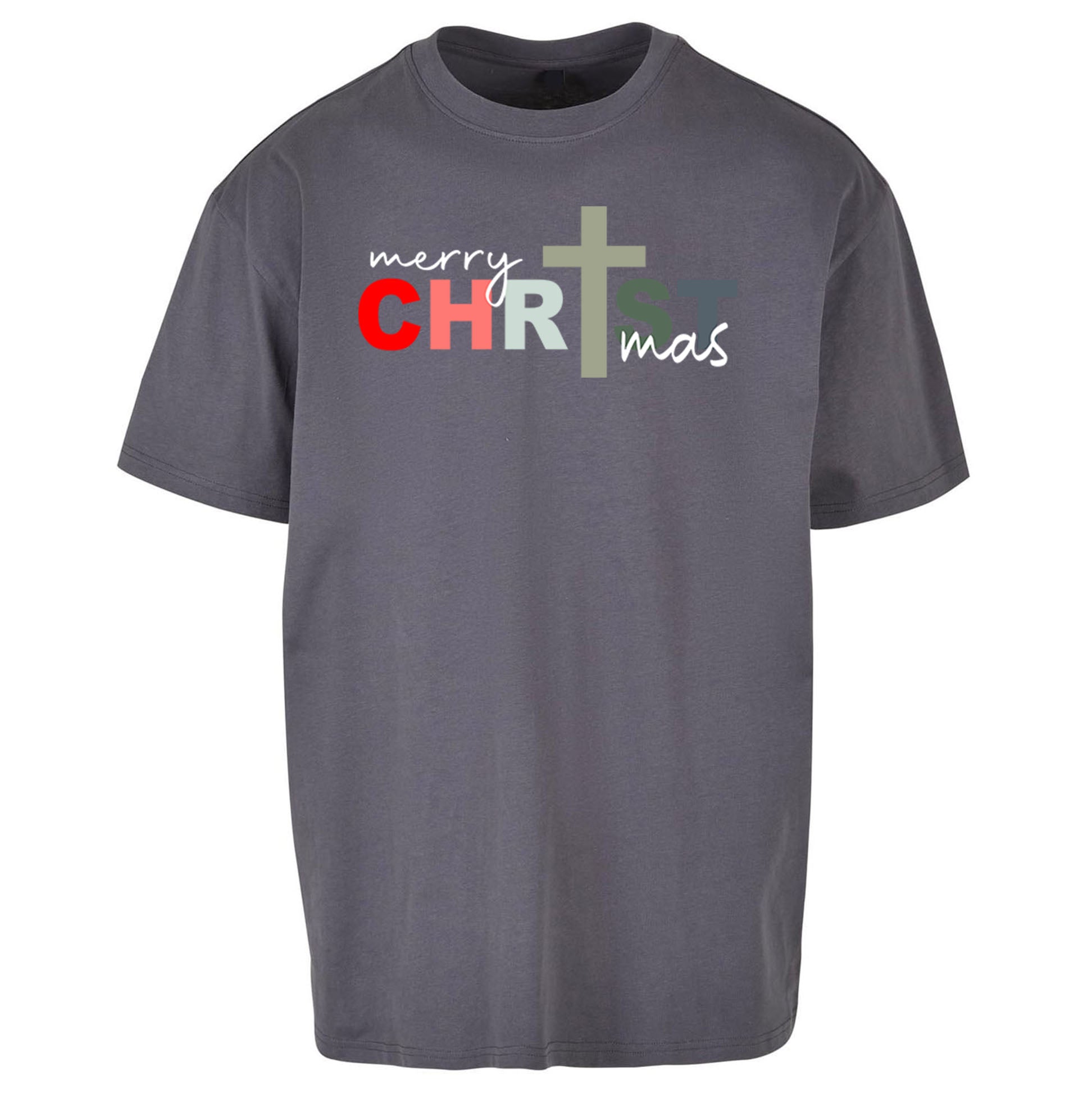 Christ Christmas Oversized T Shirt
