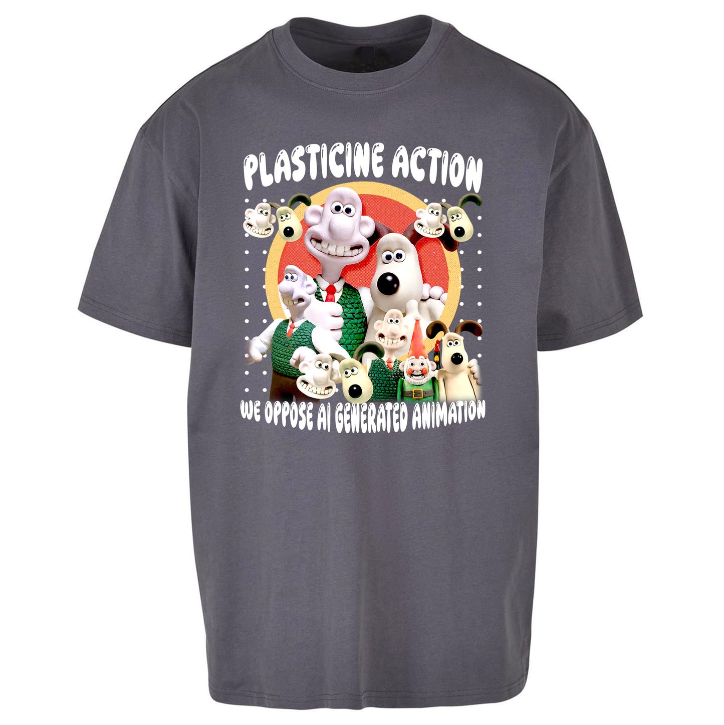 Plasticine Action Figure Oversized T Shirt