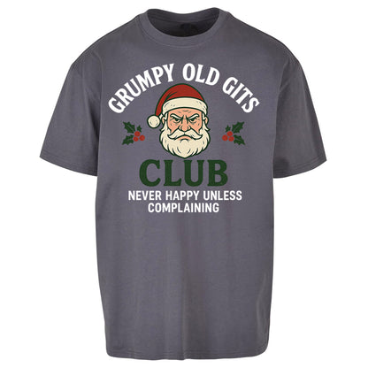 Grumpy Christmas Oversized T Shirt