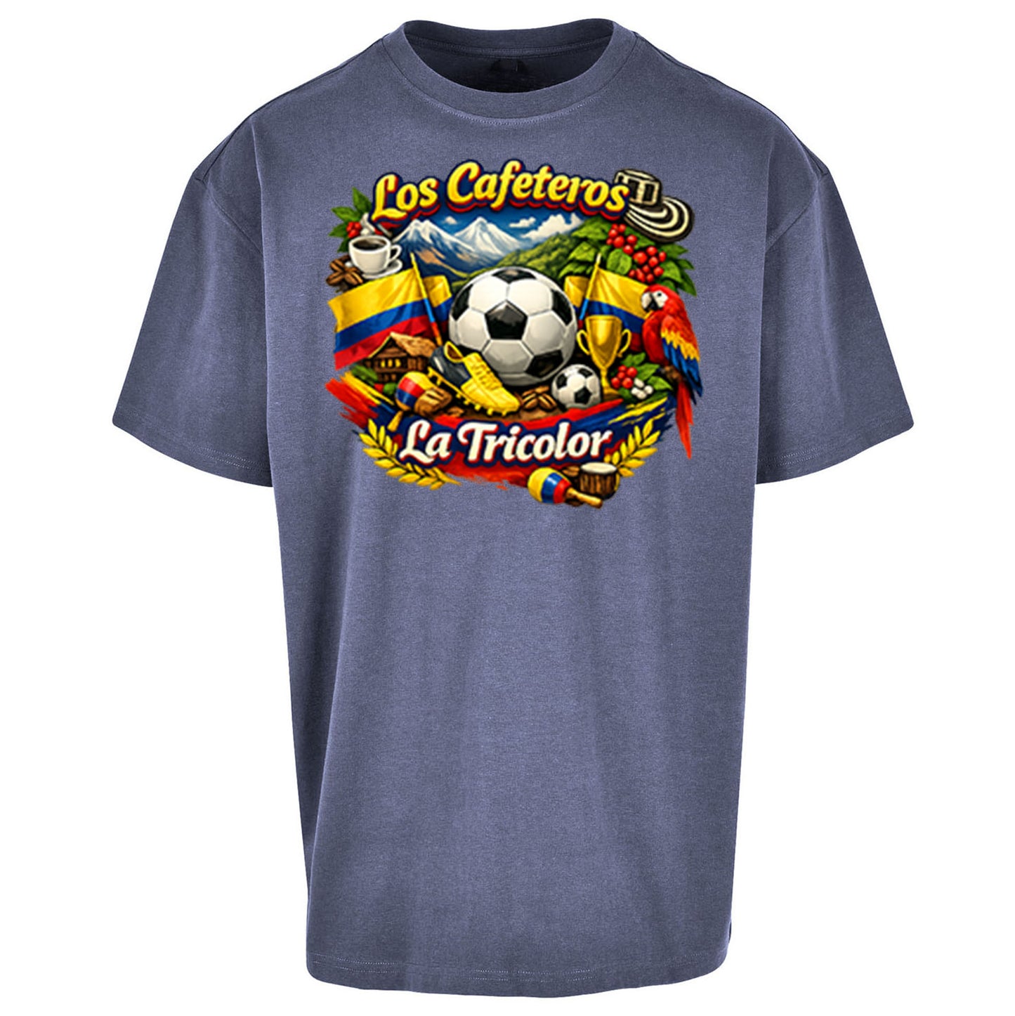 Colombia Football Oversized T Shirt