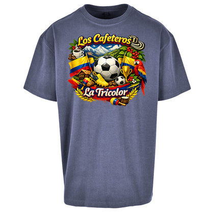 Colombia Football Oversized T Shirt