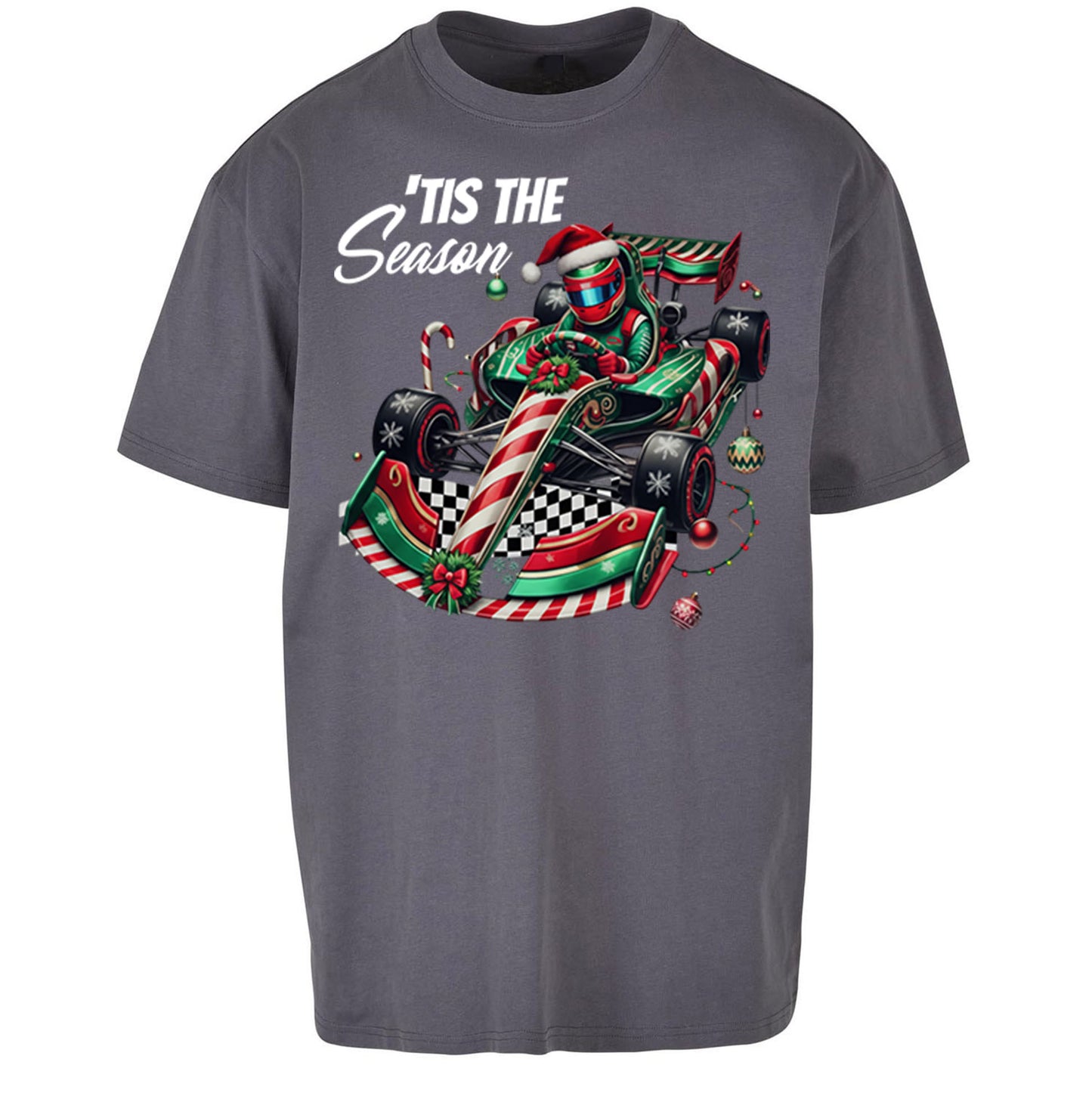 F1 Karting Tis The Season Christmas - Oversized T Shirt
