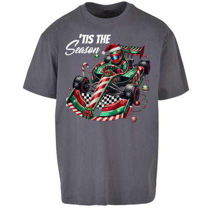 F1 Karting Tis The Season Christmas - Oversized T Shirt