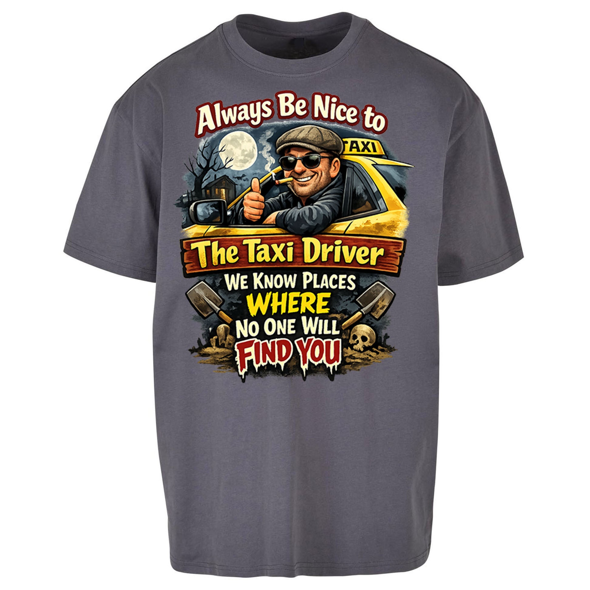 Taxi Driver Oversized T Shirt