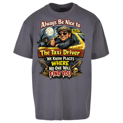 Taxi Driver Oversized T Shirt