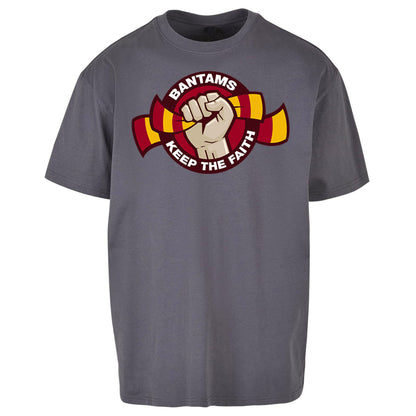 Bradford City Football Oversized T Shirt
