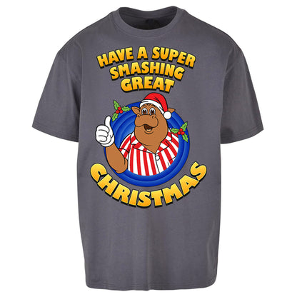 Bullseye Christmas Oversized T Shirt