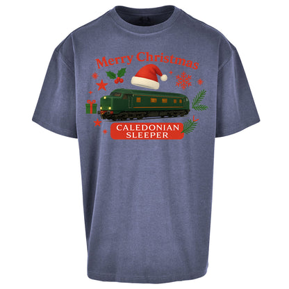 Caladonian Sleeper Christmas Oversized T Shirt 