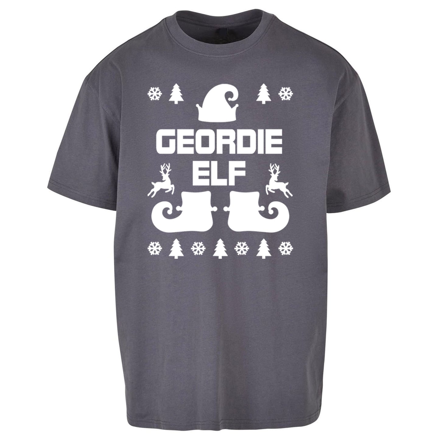 Geordie Christmas Oversized T Shirt