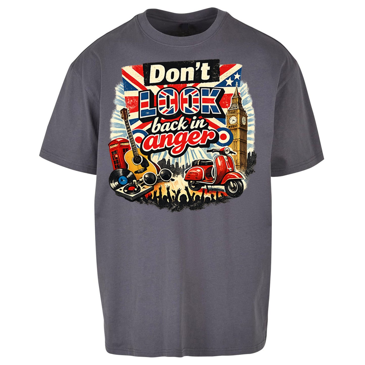 Don't Look Back In Anger Oversized T Shirt 