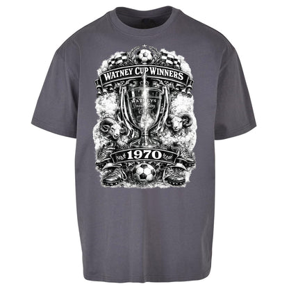Retro Derby Watney Cup Winners 1970 Oversized T Shirt
