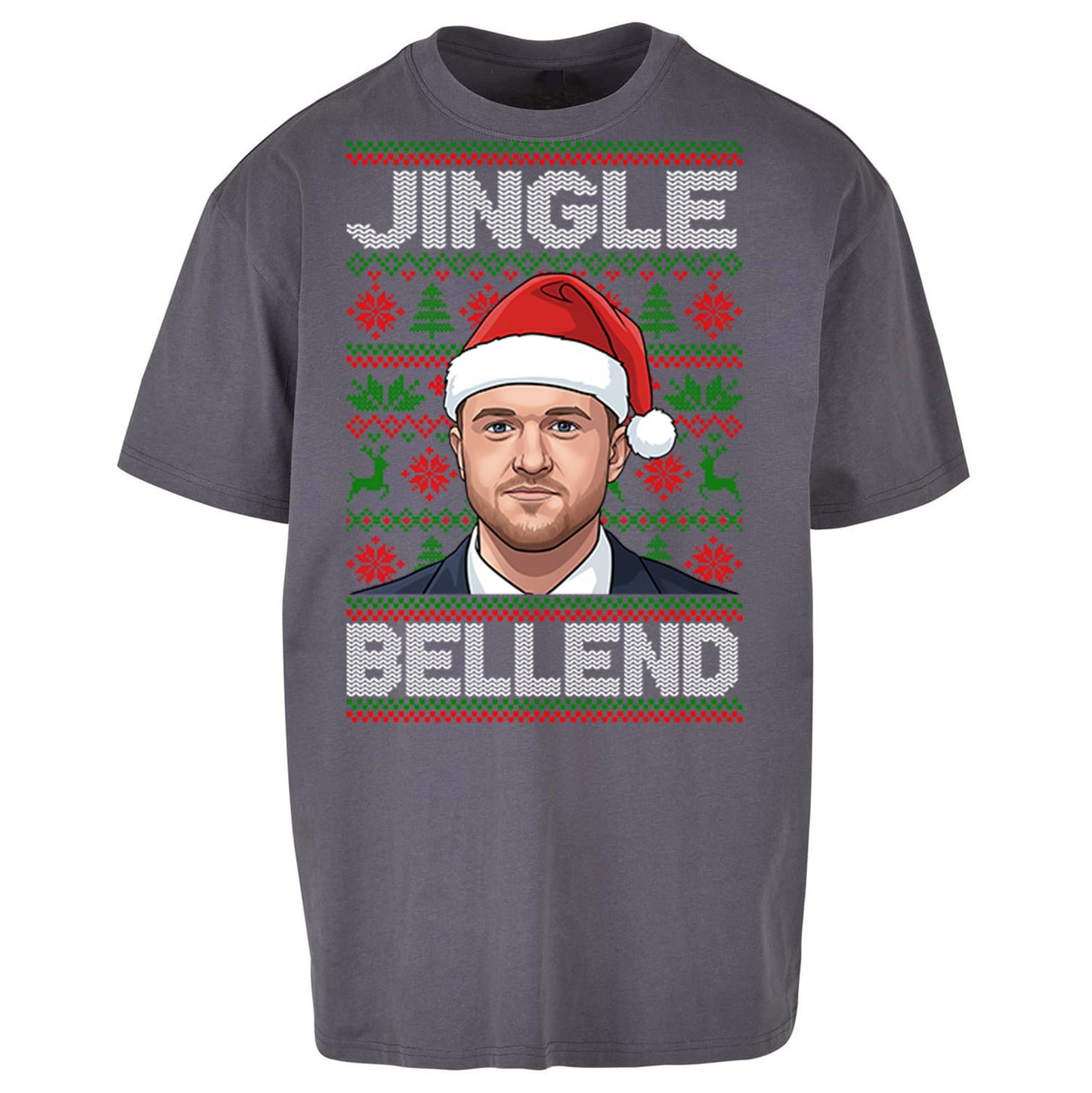 Tommy Robinson Jingle Bell Oversized T Shirt