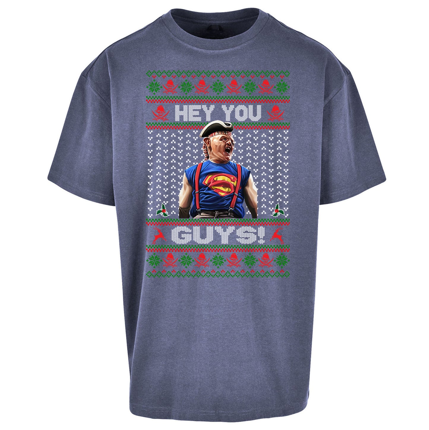 Goonies Sloth Christmas Oversized T Shirt