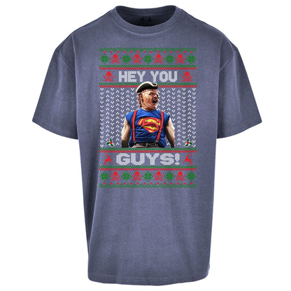 Goonies Sloth Christmas Oversized T Shirt