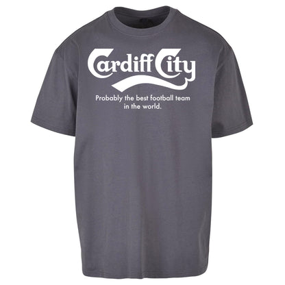Cardiff City FC Football Oversized T Shirt 