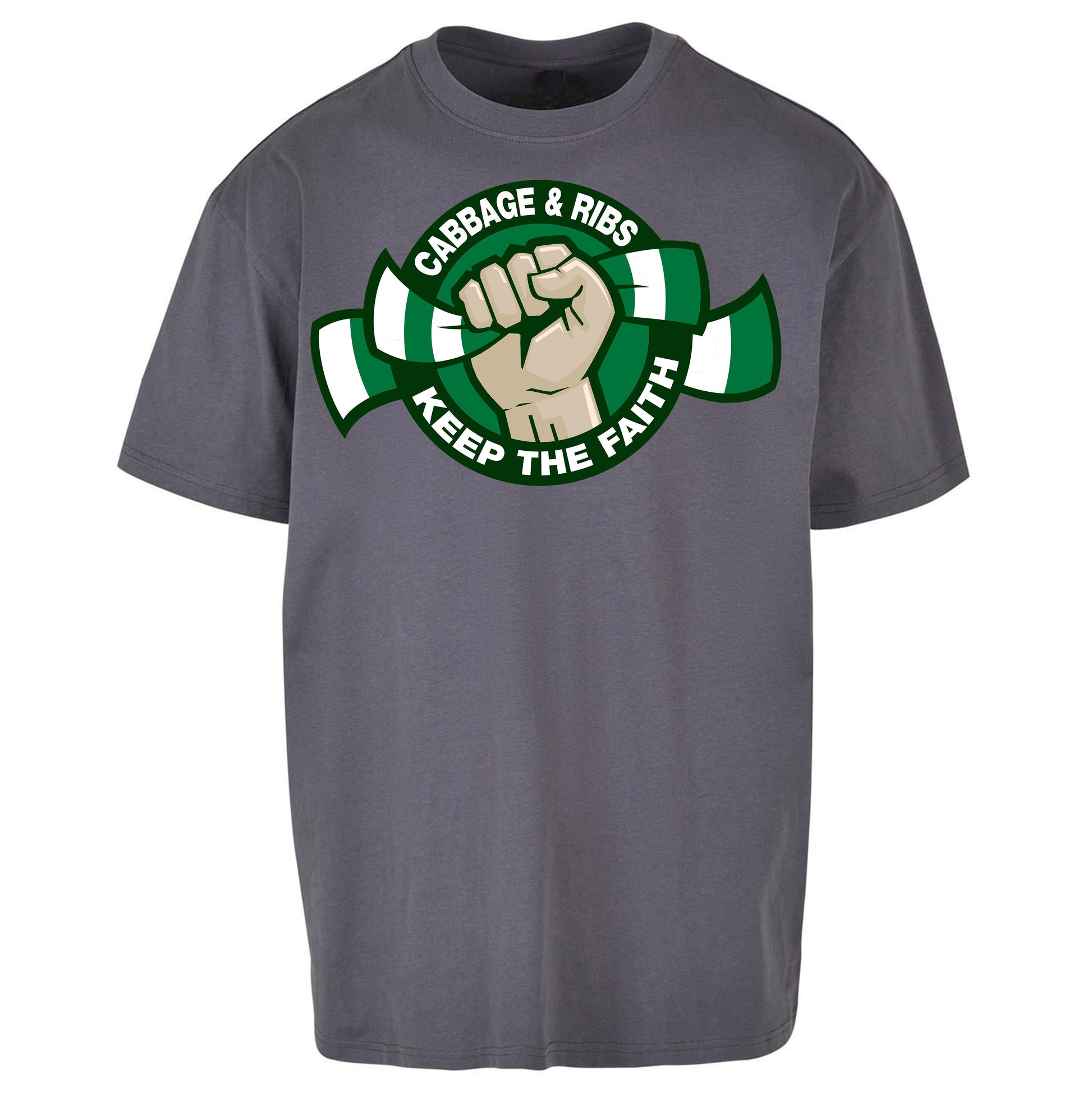 Hibernian Fans Football Oversized T Shirt