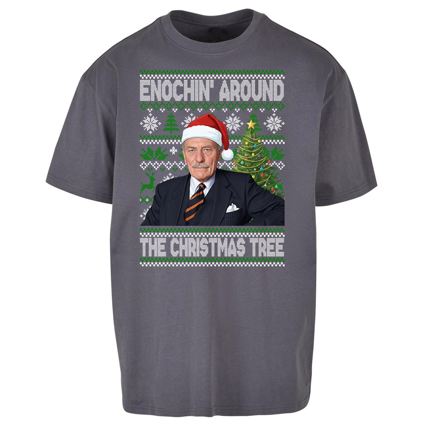 Enoch Powell Enochin Around the Christmas Tree Christmas - Oversized T Shirt