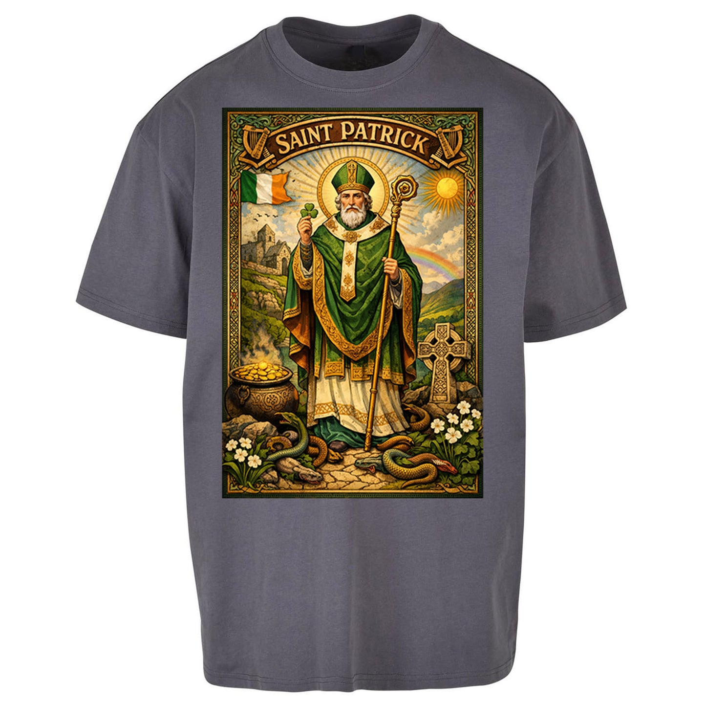 Saint Patrick Oversized T Shirt