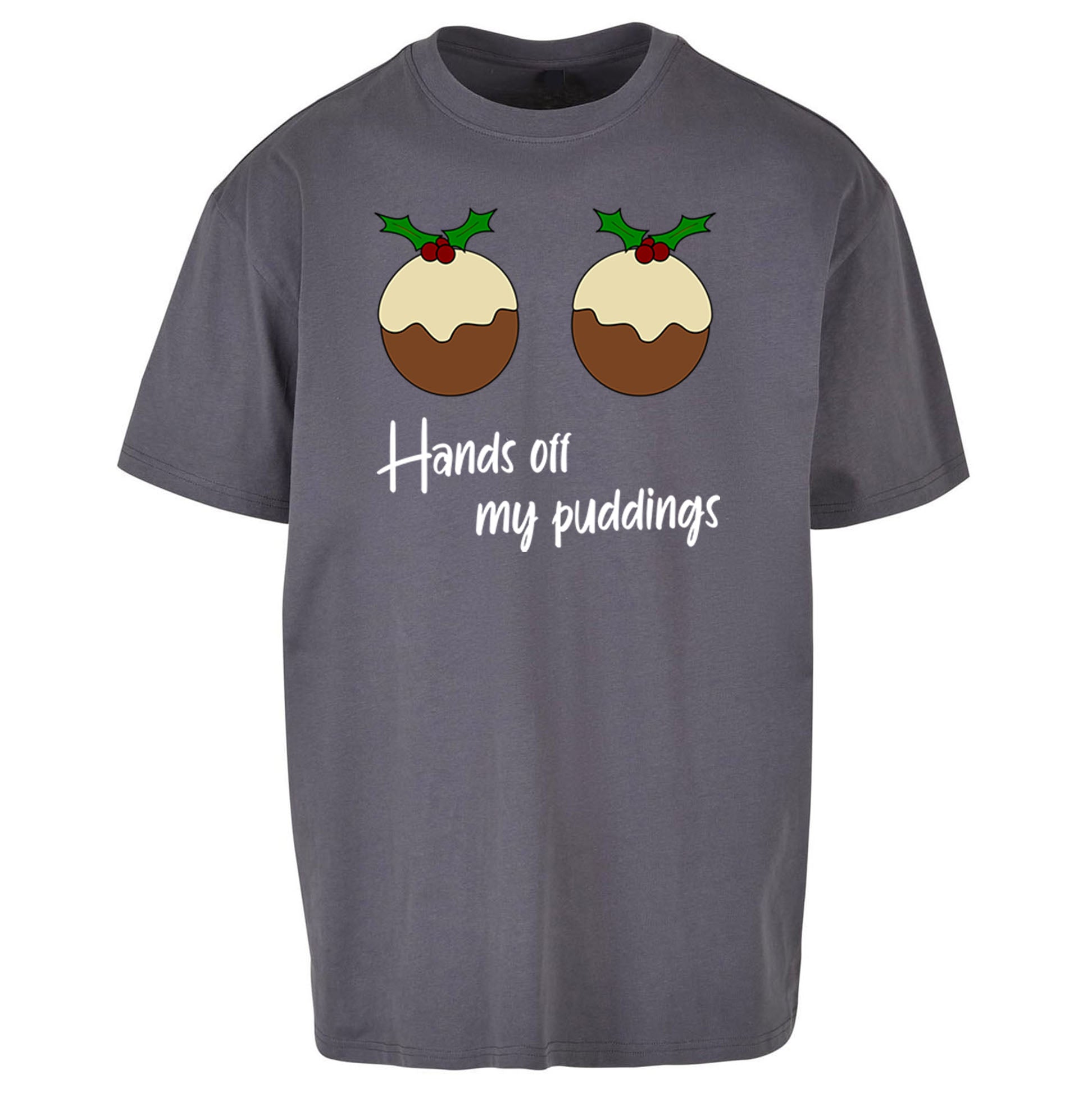Christmas Puddings Oversized T Shirt