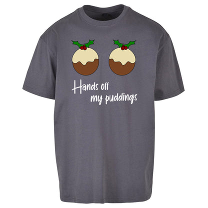 Christmas Puddings Oversized T Shirt