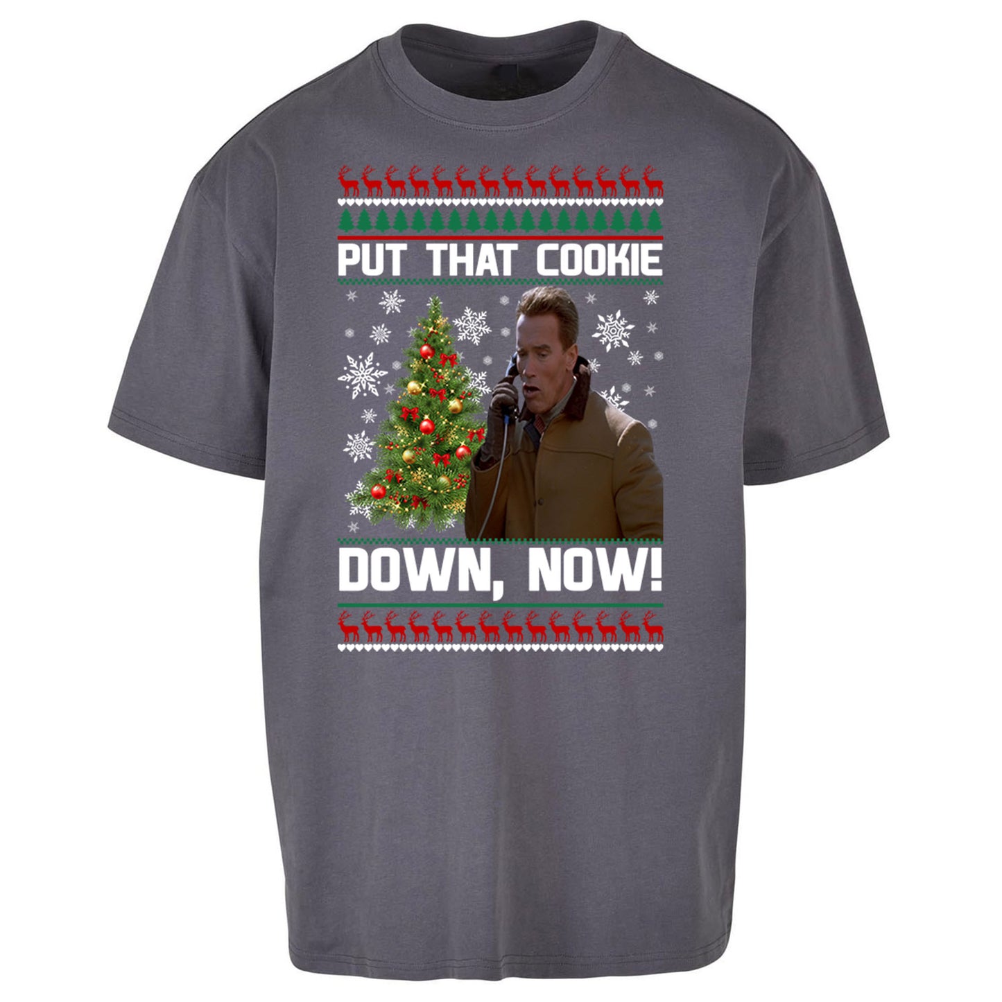 Arnie Christmas Oversized T Shirt