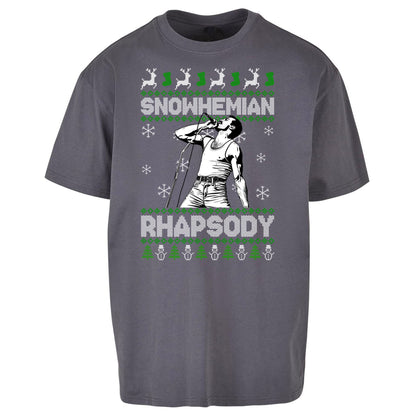 Freddie Mercury Christmas Oversized T Shirt