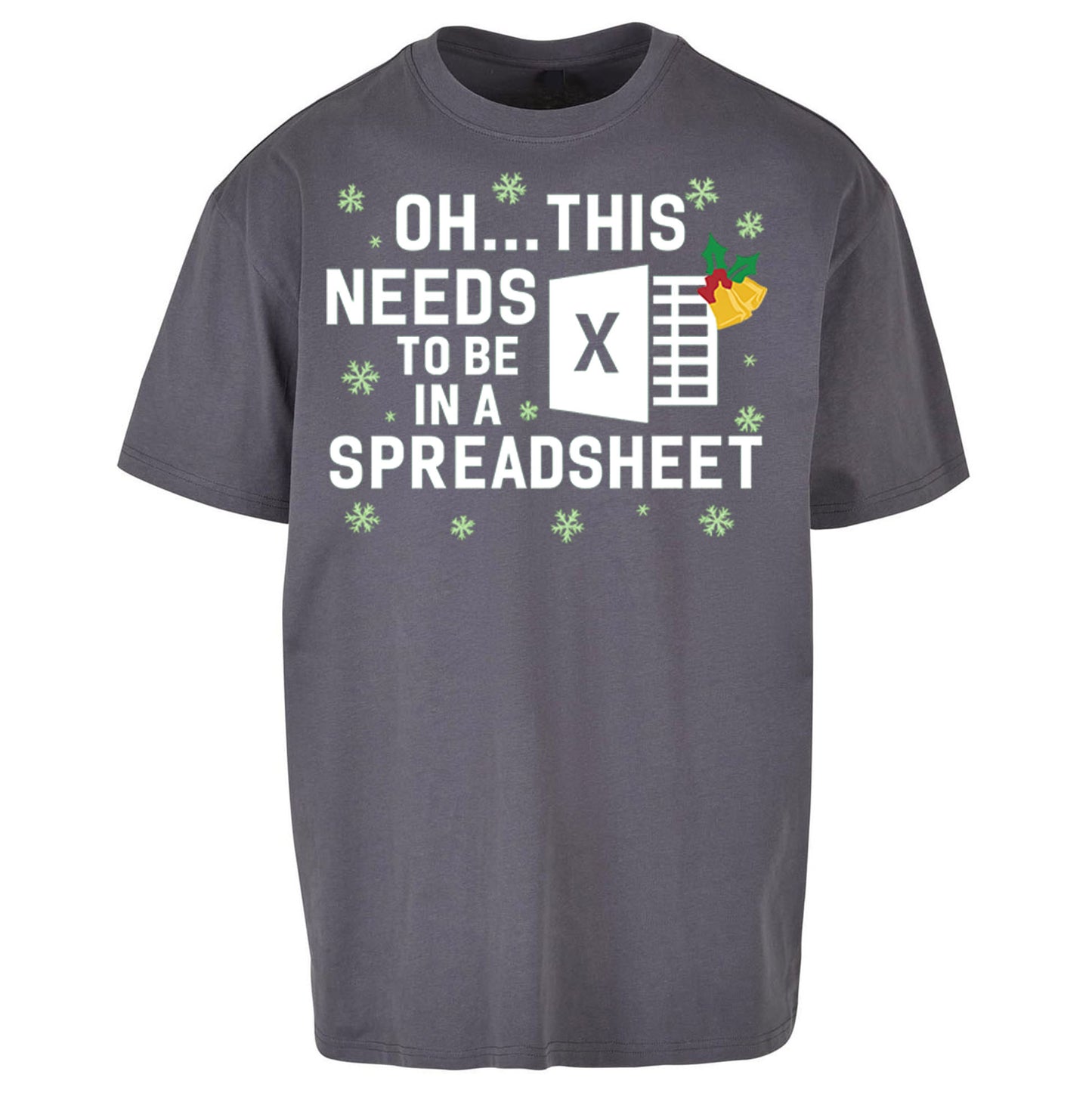 Excel Christmas Oversized T Shirt