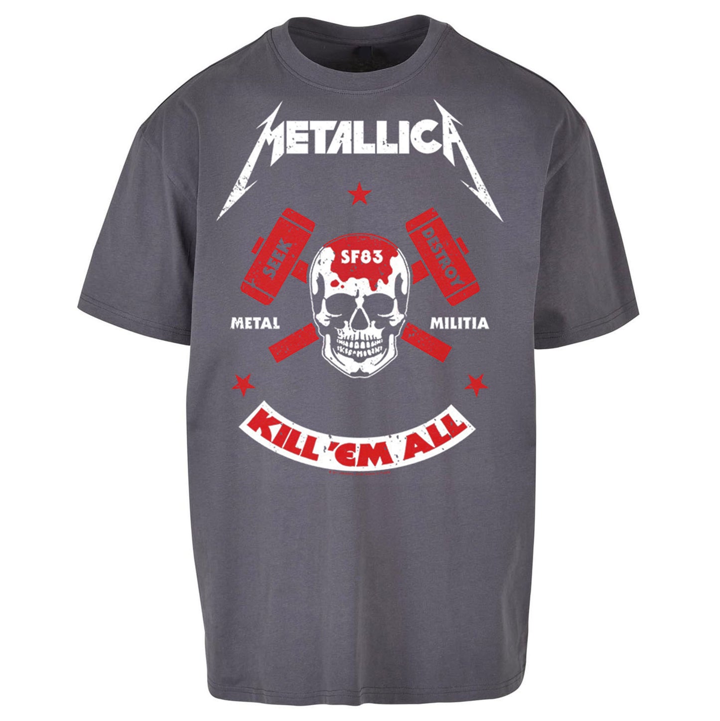 Metallica Seek Destroy Oversized T Shirt