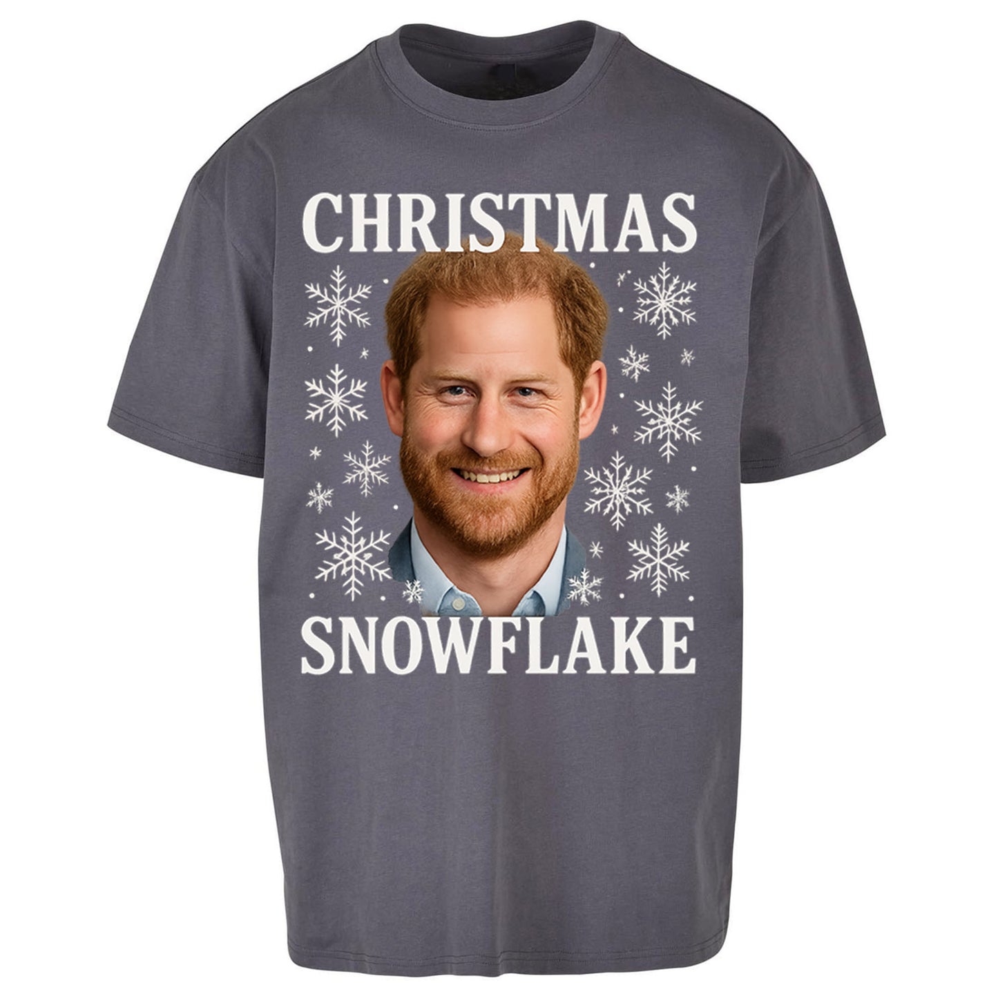 Prince Harry Xmas Oversized T Shirt