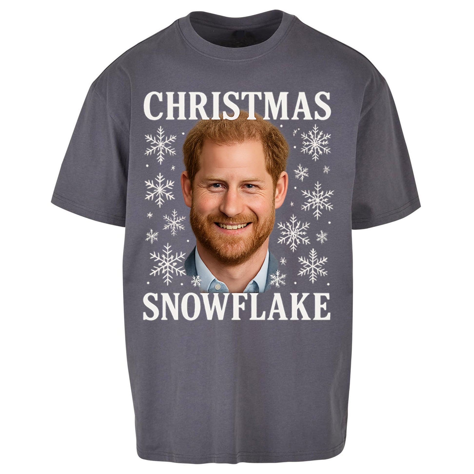 Prince Harry Xmas Oversized T Shirt