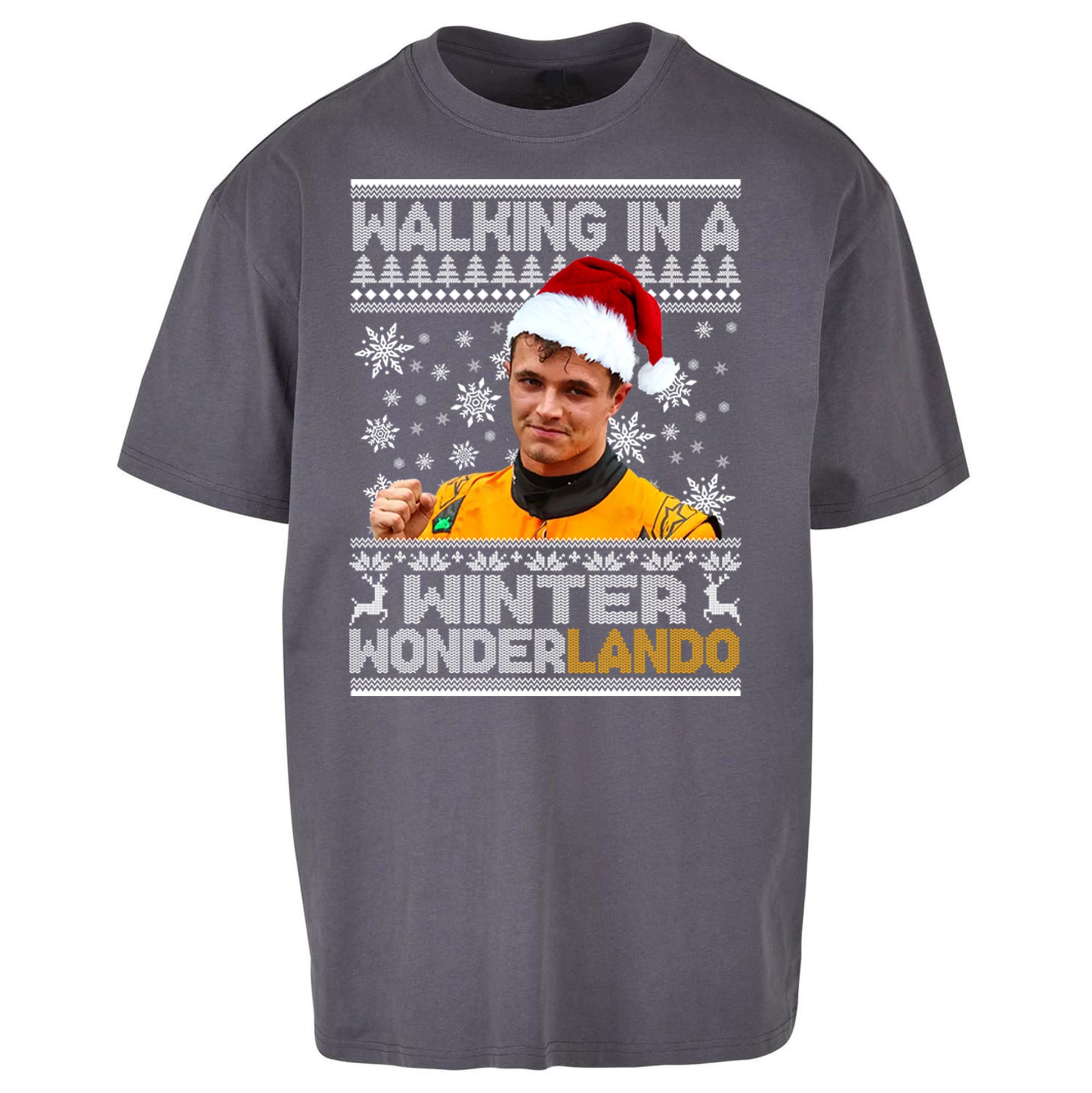 Lando Norris Christmas Oversized T Shirt