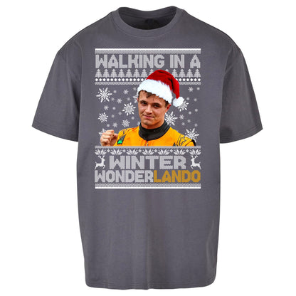 Lando Norris Christmas Oversized T Shirt