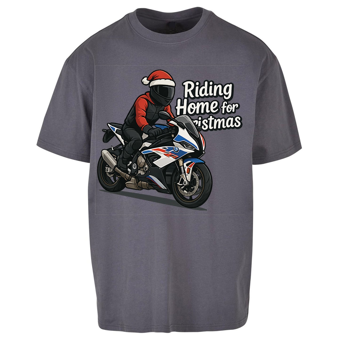 BMW S1000RR Christmas Oversized T Shirt