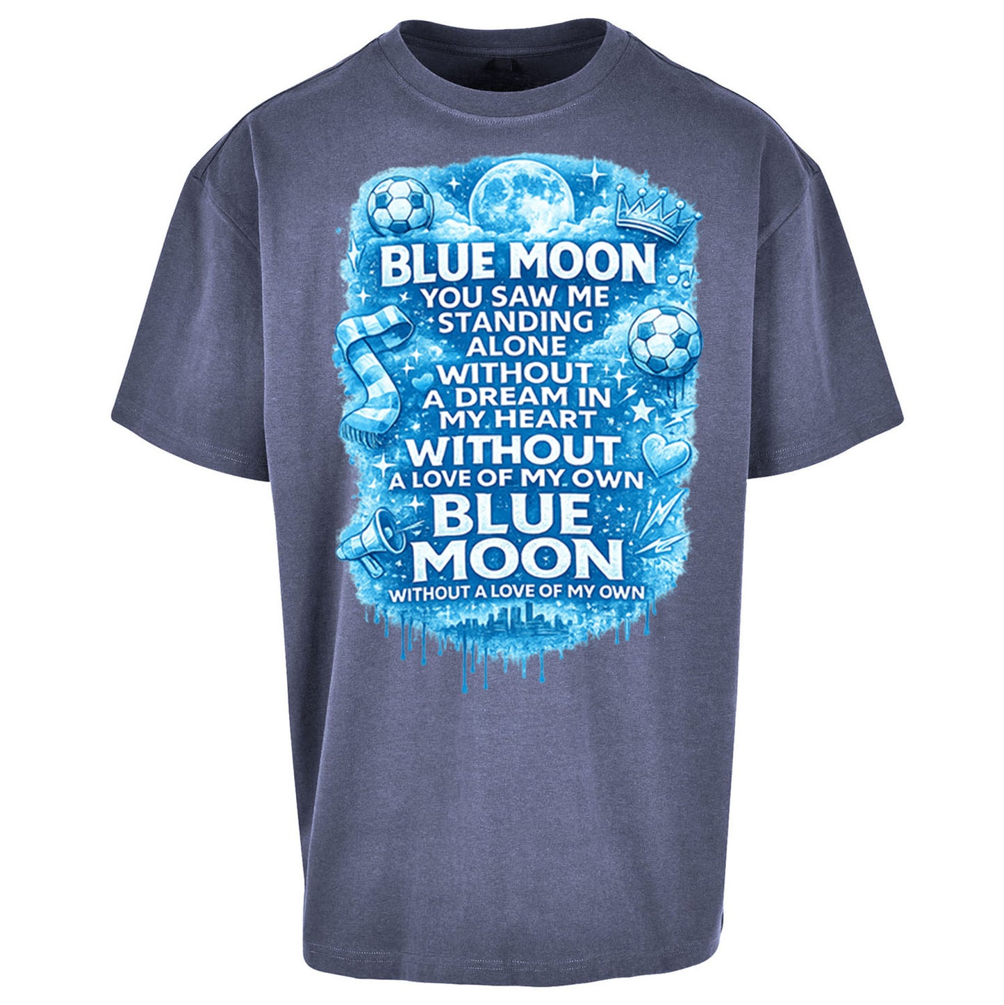 Manchester City Blue Moon Oversized T Shirt
